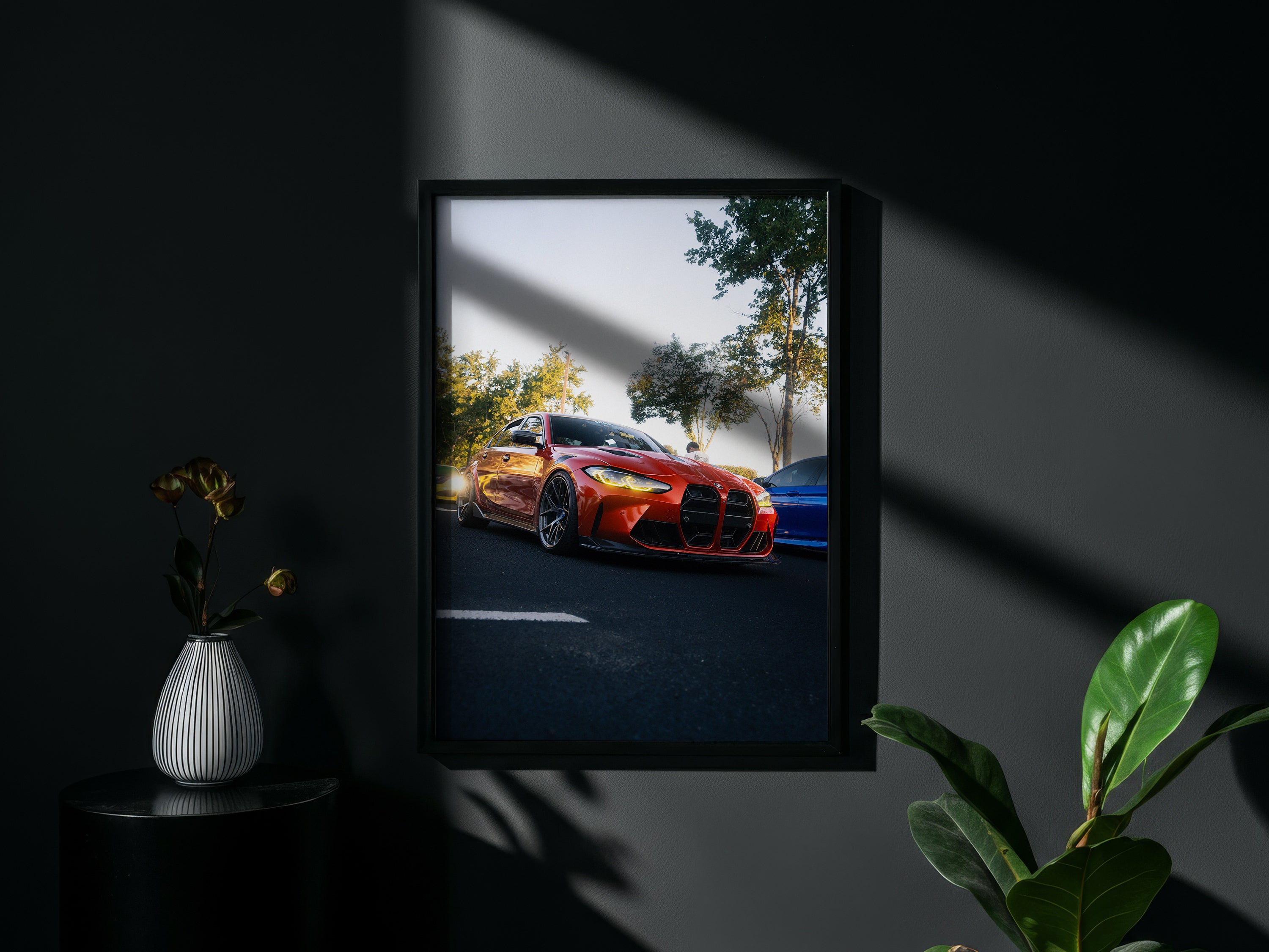 Orange BMW G80 M4 Fine Art Print 16x20